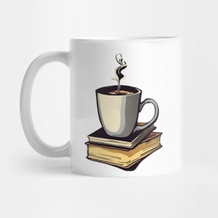 Coffee Cup and Books Mug